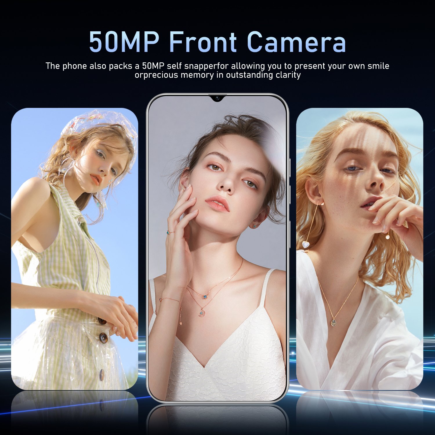 New Listing Tecno Camon 30 Android13.0 Phone Original 7.3 Inch C30 Pro with 6800mAh 16GB + 1TB 50MP + 108MP GSM LTE Cellular
